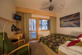 Отель Tradition Hotel Kultahovi Инари Улучшенный двухместный номер с 2 отдельными кроватями и сауной-16